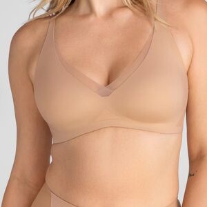 Honeylove CrossOver V-Neck Nude/Sand Bra